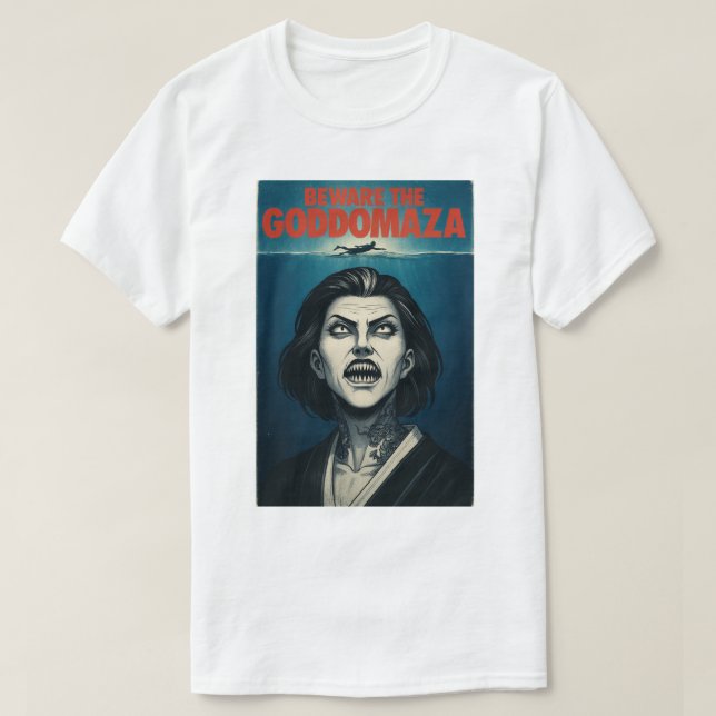 CAMISETA CUIDADO COM O GODDOMAZA (Frente do Design)