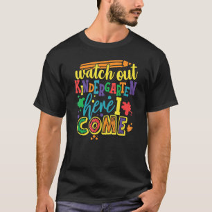 Camiseta Cuidado Com O Jardim De Infância Aqui Eu Vim Profe