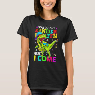 Camiseta Cuidado Com O Jardim De Infância Aqui Eu Volto Com