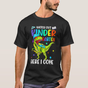 Camiseta Cuidado Com O Jardim De Infância Aqui Eu Volto Par