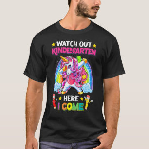 Camiseta Cuidado Com O Jardim De Infância Aqui Eu Volto Par