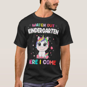 Camiseta Cuidado Com O Jardim De Infância Aqui Eu Volto Par