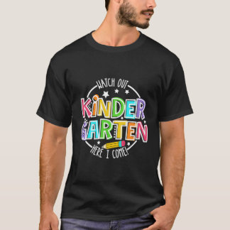 Camiseta Cuidado Com O Jardim De Infância Engraçado De Volt