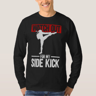 Camiseta Cuidado Com O Meu Kick Material Arts Kickboxi