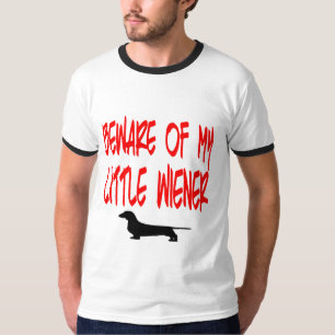 Camiseta Cuidado com o meu pequeno prendedor