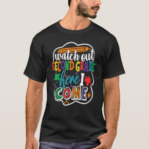Camiseta Cuidado Com O segundo Aqui Eu Volto Ao Ensino
