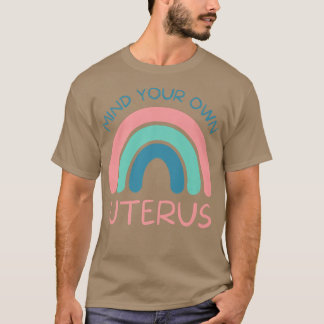 Camiseta Cuidado com o seu úteroDireitos feministas feminis