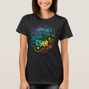 Camiseta Cuidado Com O Sexto Grau De 6 Aqui Eu Volto Para A