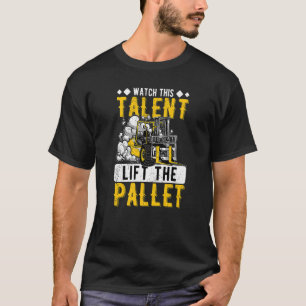 Camiseta Cuidado Com O Talento Levante O Operador Do Elo De