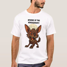 Camiseta Cuidado com o Werehuahua!