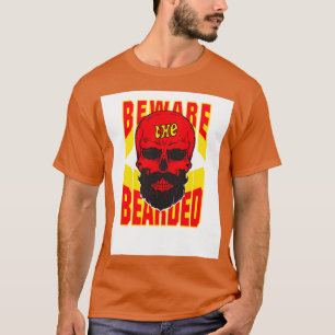 Camiseta Cuidado com os amantes da barba barbudos que têm a