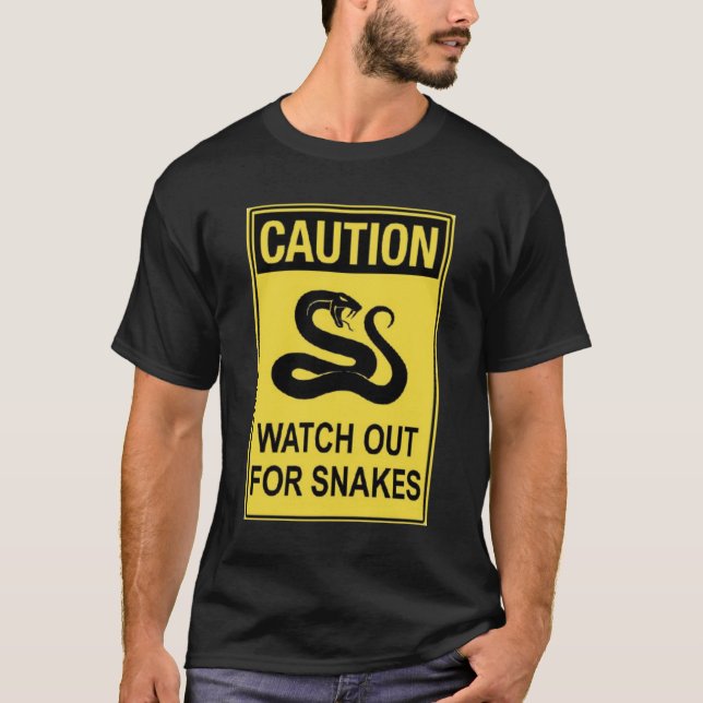 Camiseta Cuidado com os Cobras (Frente)