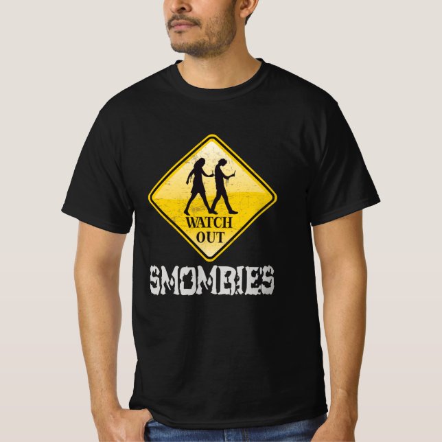 Camiseta Cuidado com os Smombies (Frente)