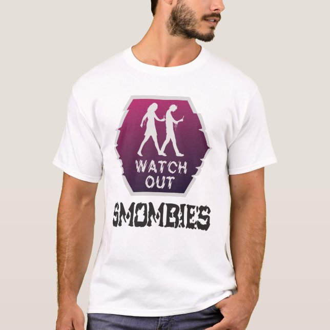 Camiseta Cuidado com os Smombies (Frente)