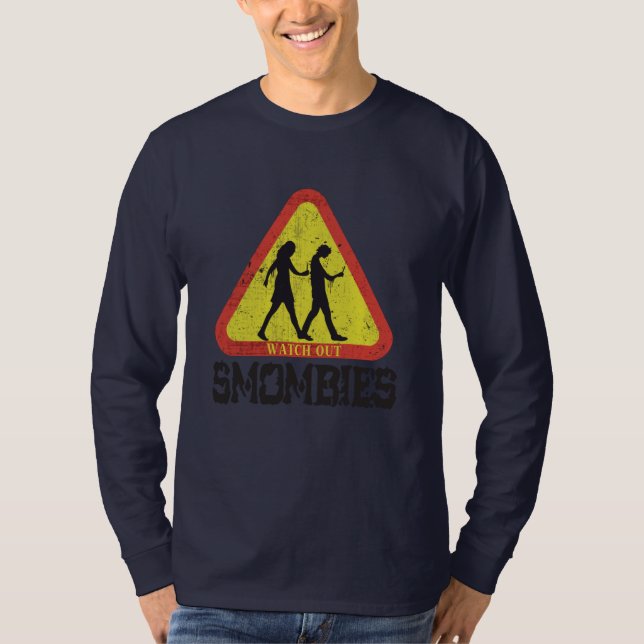 Camiseta Cuidado com os Smombies (Frente)