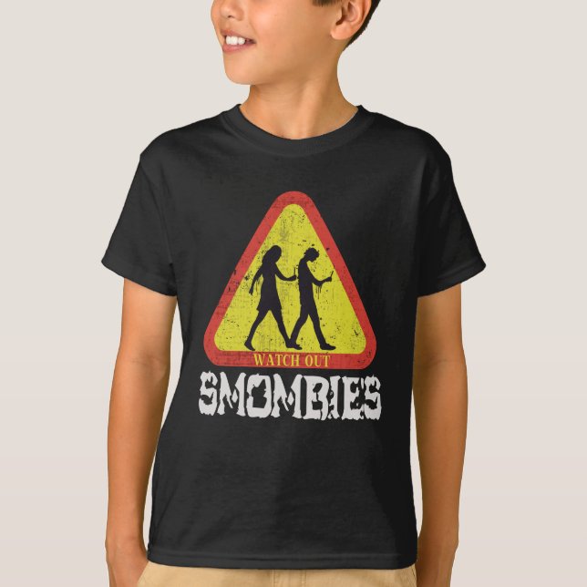 Camiseta Cuidado com os Smombies (Frente)