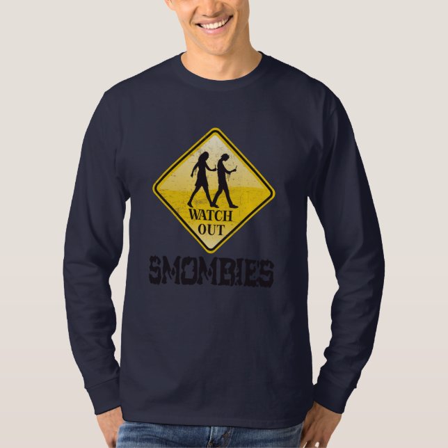 Camiseta Cuidado com os Smombies (Frente)