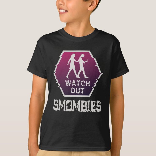 Camiseta Cuidado com os Smombies (Frente)