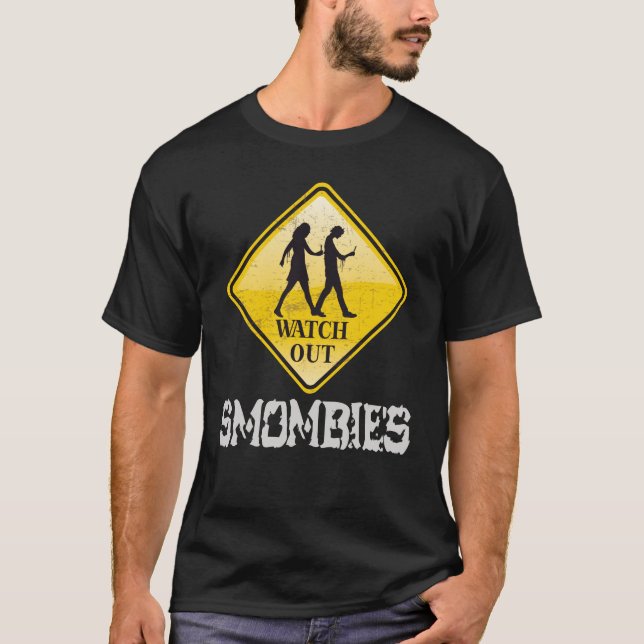 Camiseta Cuidado com os Smombies (Frente)