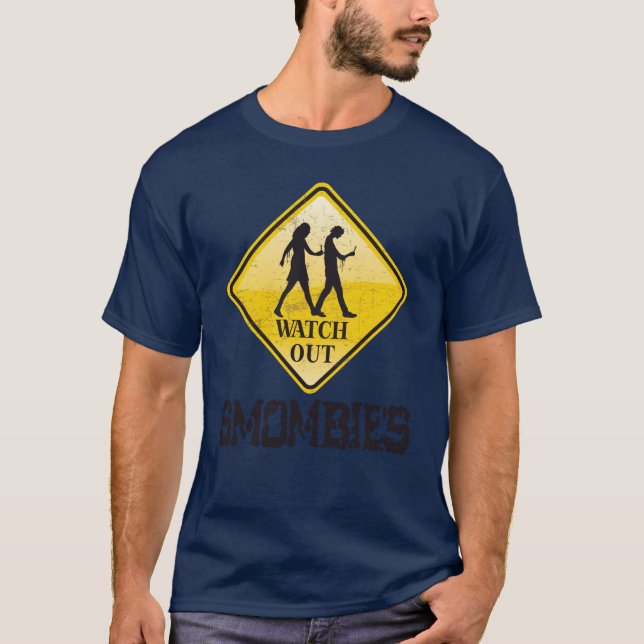 Camiseta Cuidado com os Smombies (Frente)
