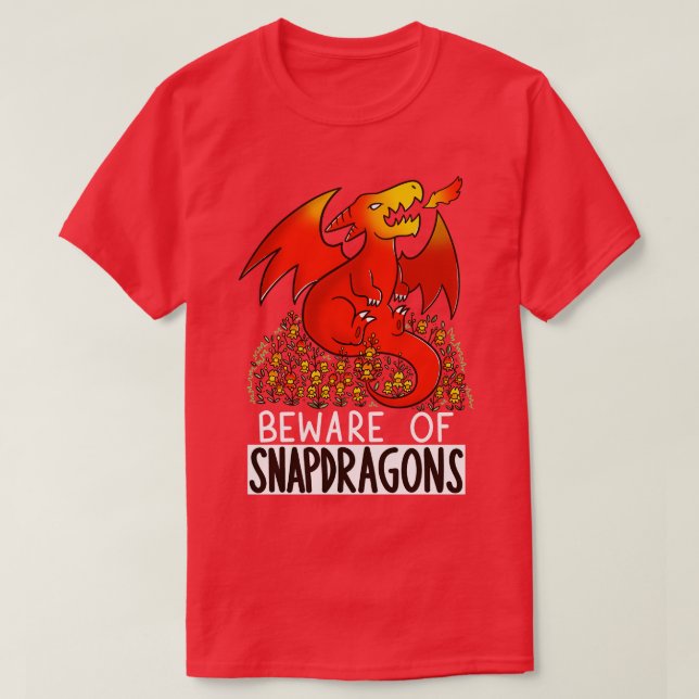 Camiseta Cuidado com os Snapdragons (Frente do Design)
