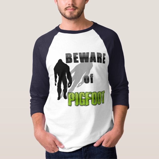 Camiseta Cuidado com PIGFOOT (Frente)