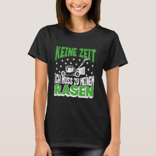 Camiseta Cuidado de Jardim Engraçado Cota Alemã Trabalho de