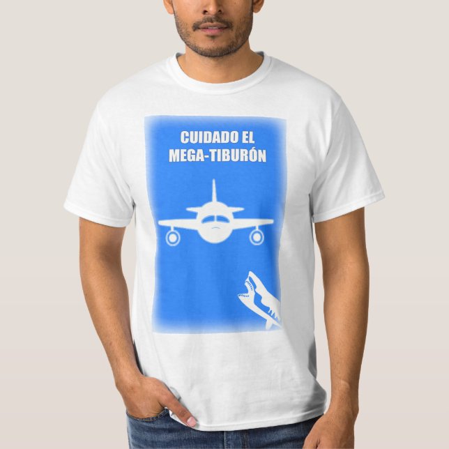 Camiseta Cuidado El Tiburón (Frente)