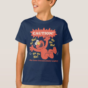 Camiseta Cuidado Elmo Rindo à Frente