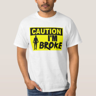 Camiseta Cuidado! Eu sou quebrei