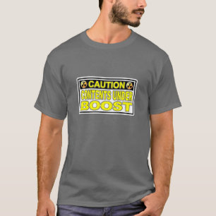 Camiseta Cuidado: IMPULSO - cinza escuro do t-shirt