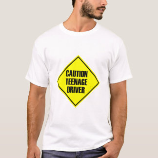 Camiseta Cuidado Motorista Adolescente