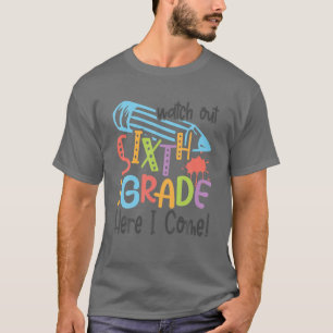 Camiseta Cuidado No Sexto Ano, Volto À Escola