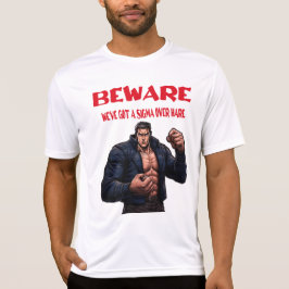 Camiseta Cuidado, Nós Temos Um Sigma Por Aqui