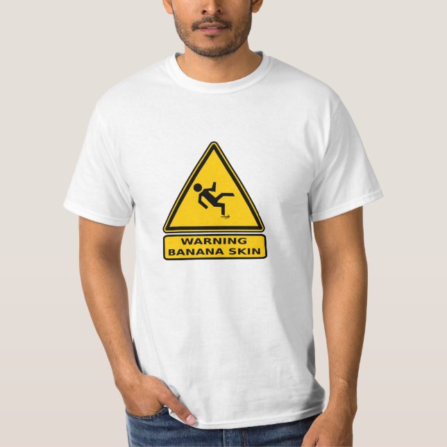 Camiseta Cuidado: Pele de Banana (Frente)