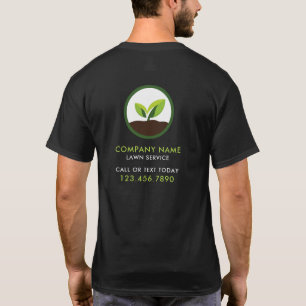 Camiseta Cuidado Profissional de Jardim e Paisagismo Preto 