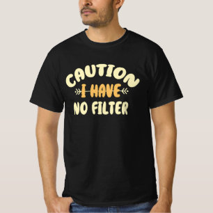 Camiseta Cuidado Que Não Tenho Filme