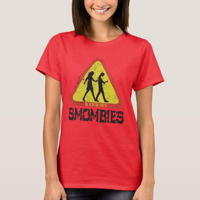 Camiseta Cuidado Smombies (Frente)