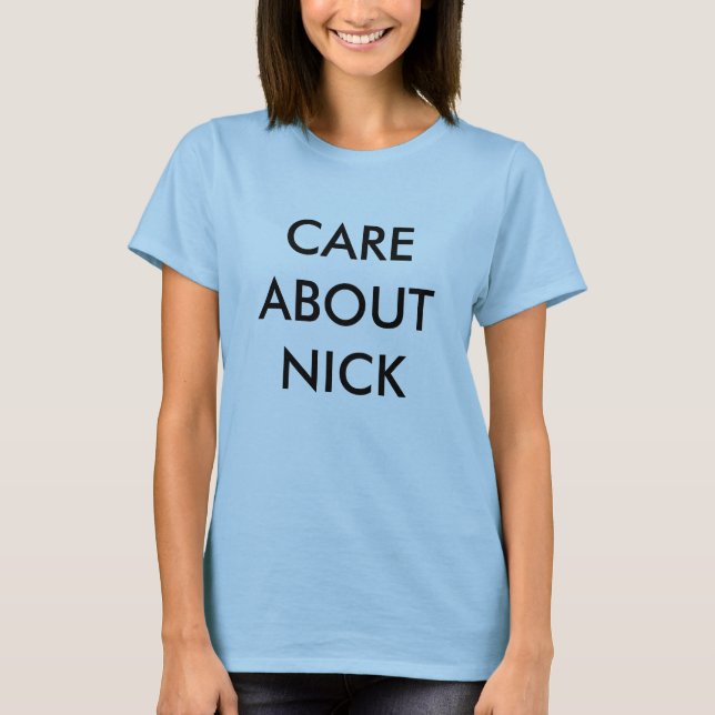 CAMISETA CUIDADO SOBRE O ENTALHE (MCCARTHY) (Frente)
