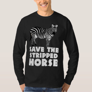 Camiseta Cuidador de safári de zebra África para homens mul