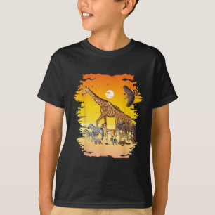 Camiseta Cuidador de Zoológico Africanos Animal Conservador