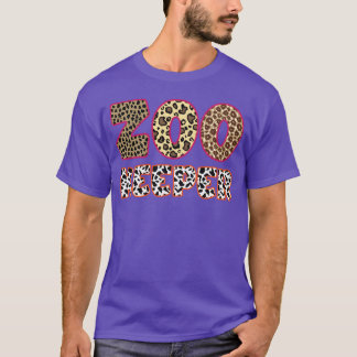 Camiseta Cuidador de zoológico Animais africanos Garota da