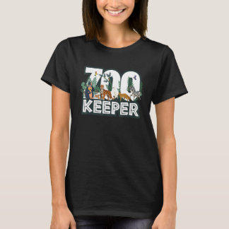 Camiseta Cuidador de zoológico Floresta Tropical Selvagem A