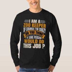 Camiseta Cuidador de Zoológico Safari Manejo de Zoológico P