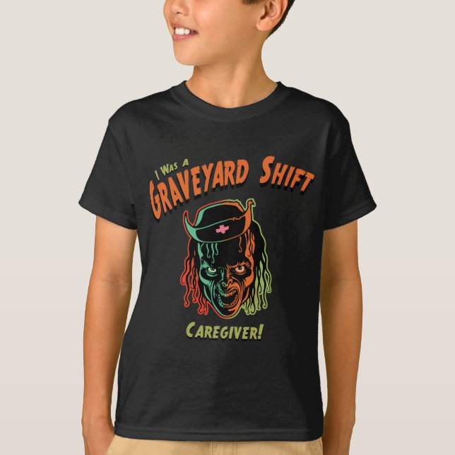 Camiseta Cuidador do deslocamento de cemitério! (Frente)