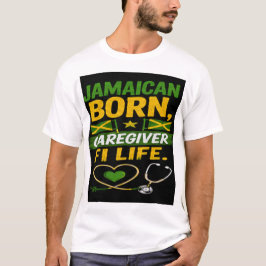 Camiseta Cuidador Jamaicano por Toda a Vida 