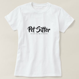 Camiseta Cuidador Profissional de Animais de Estimação Amo-