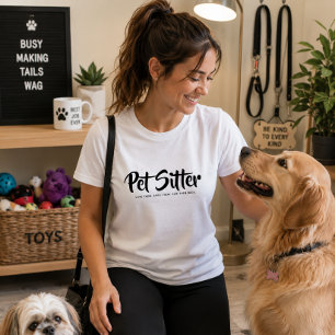 Camiseta Cuidador Profissional de Animais de Estimação Amo-