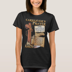 Camiseta Cuidadores Oram Cruz Cristã Fé Esperança Amor