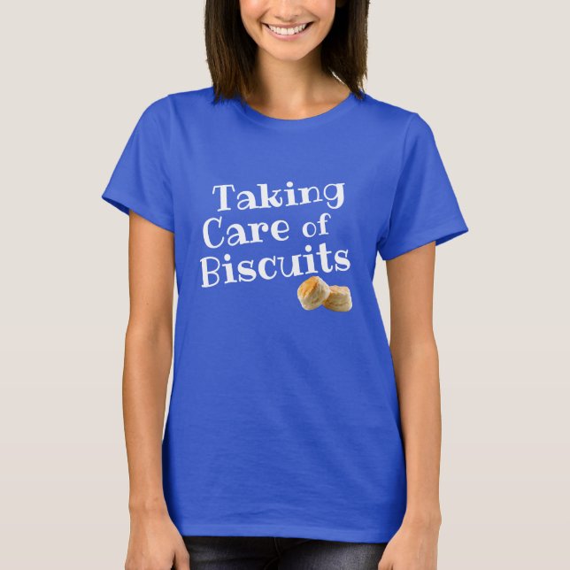 Camiseta Cuidados com biscoitos T-Shirt (Frente)